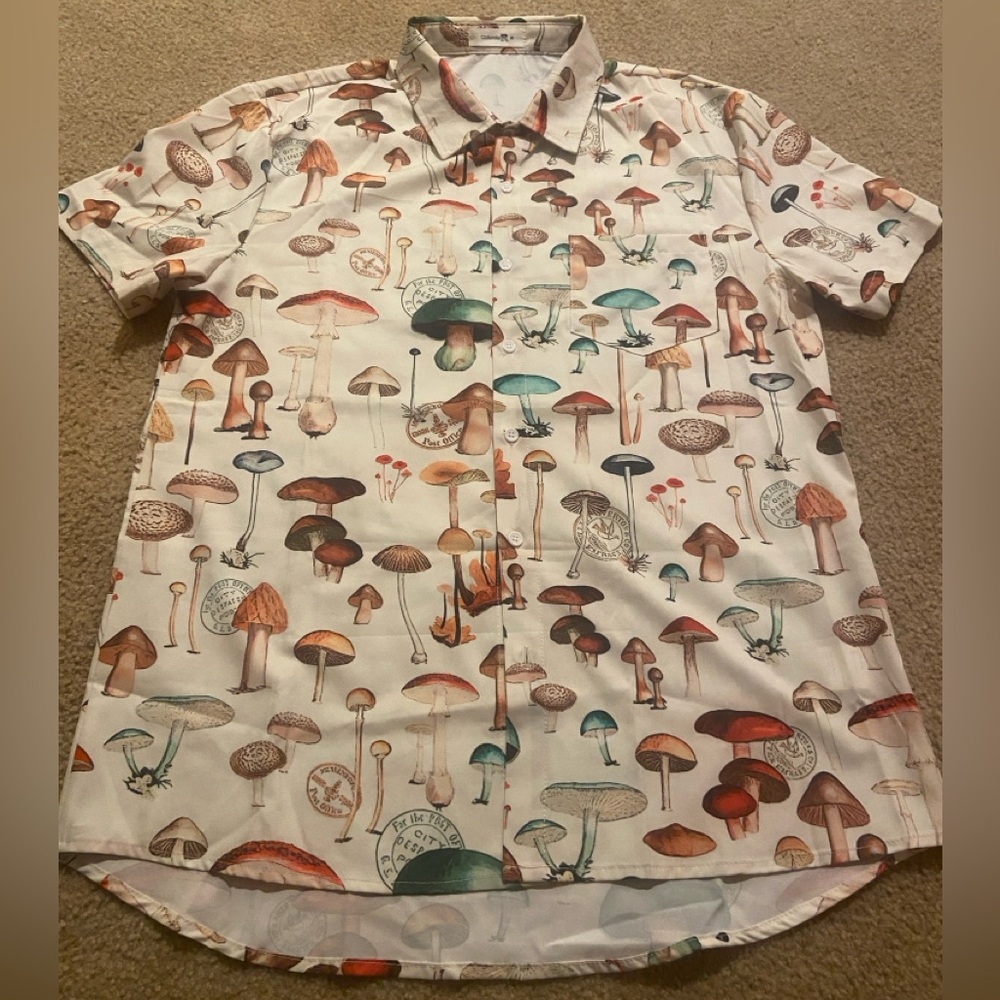 Mushroom short sleeve 100% polyester